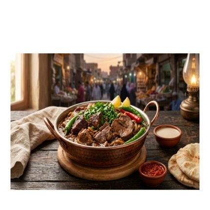 طبق لحمة راس